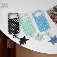 Summer Atmosphere Transparent Polka Dot Dopamine Color Lanyard Suitable for iPhone 18Pro 17 16 15 Pr