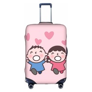 Sanrio Minna No Tabo Travel กระเป๋าเดินทาง Protector ยืดหยุ่นป้องกันล้างทำความสะอาดได้กระเป๋าเดินทางเหมาะสำหรับ18-32นิ้ว