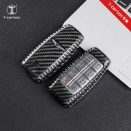[Real carbon Fiber Material] T-carbon Suitable for Jenice 23 Pure Electric GV80 GV70 Key Cover