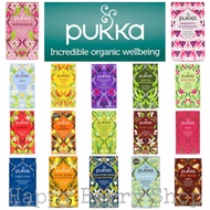 ชา PUKKA Herbs Organic Tea Bags Sampler Set Assortment Variety Pack🍃5 Flavors Pack 10 tea bags⭐1 แพ็