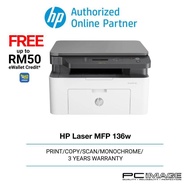 HP Laser MFP 136w Printer