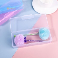 [K&X] Nails Art Organizer Box Storage Tool Pen Brush Polishing Nail Buffer Files Holder Transparent 