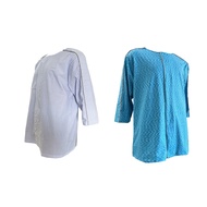 [Reixiang] Ready Stock Silver Enjoy Clothing Dr Paul Easy to Wear and Take Off Full Open Three-Quart