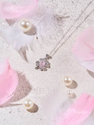 Lucky Clover 銀色四葉草香薰精油項鍊 現+預