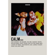 【READY STOCK】Aesthetic Poster Wall CALM album by 5 Seconds of Summer famous boy band