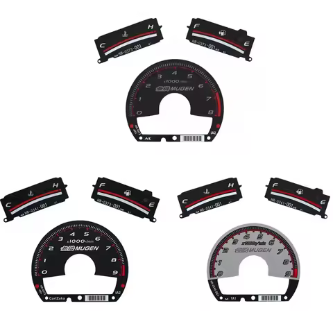 Gauge Face for Honda Civic FA5 FG2 FA1 FD1 MUGEN Style 9000rpm 8000rpm with 20 pcs LED Lamp Beads