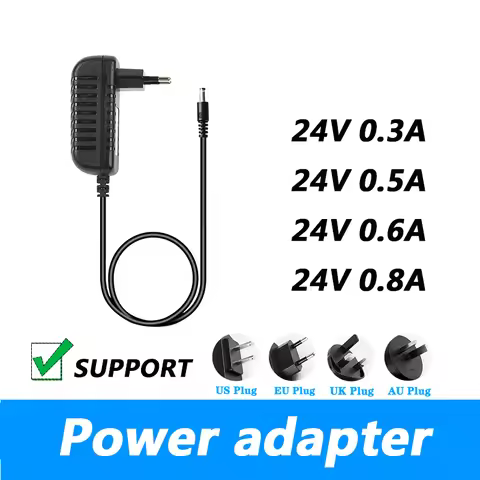 DC 24V 0.3A 24V 0.5A 24V 0.6A 24V 0.8A Power Adapter Switching Power Supply Regulated Power Supply 5