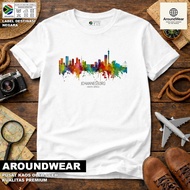 T-SHIRT BY AFRIKA 7 WEAR ACROSS AFRIKA COUNTRYTAG PREMIUM SOUVENIR MATERIAL GIFT