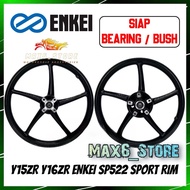 Y15ZR Y16ZR ENKEI SP522 PREMIUM QUALITY SPORT RIM HITAM KILAT LC Y15 Y16 RIM SP 522 YAMAHA 1 SET PIR