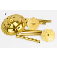 Feng Shui Copper Wind Chimes, 6-Bar Brass Wind Chimes