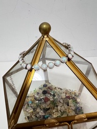 澳寶純銀手鏈（Opal)