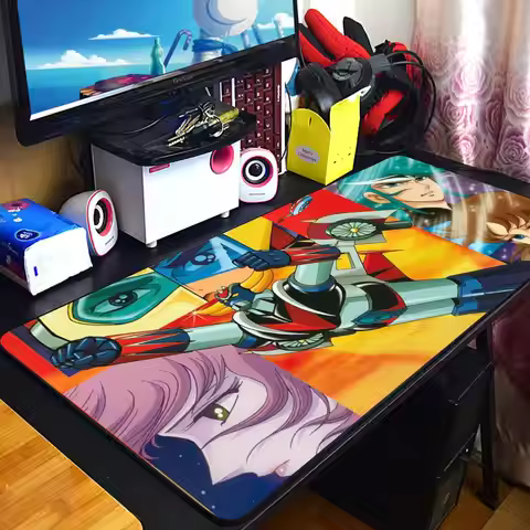 Goldorak-alfombrilla de ratón para juegos, Accesorios de ordenador de oficina, tama?o peque?o, OVNI,