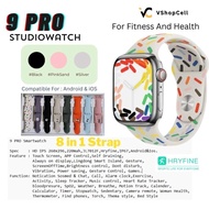 SmartWatch MAX WATCH 9 PRO (8 in 1) Hryfine SERIES 9 Max AOD Analog