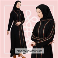 Hikmat Original Fashion A9822 Abaya Hikmat - Noerbutikmuslim - Gamis