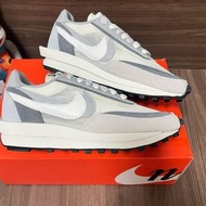 全新 Nike 灰白Sacai 華夫鞋聯名款男女同款內增高休閒運動鞋