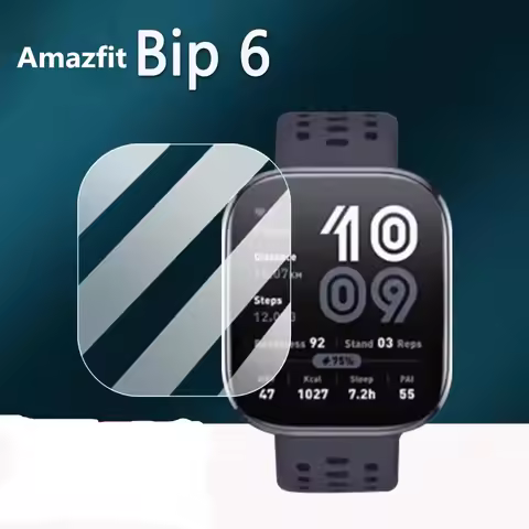 5PCS Protective Film for Amazfit Bip 6 Screen Protector Anti-scratch Film for Amazfit Bip 6 Screen P