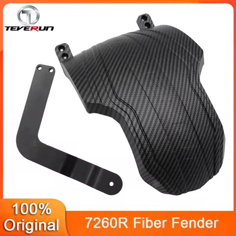 Original Carbon Fiber Pattern Fenders For Teverun Supreme7260R Electric Scooter Front Rear 13inch Mu