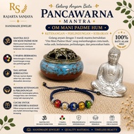 Woven Mantra Stone Bracelet Pancawarna Mantra Bracelet – "Om Mani Padme Hum" GL-104