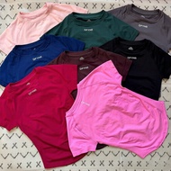DFYNE New Style Fitness Hot Sale Short-Sleeved Nylon Seamless High Stretch Sports Yoga Fitness Short