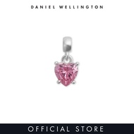 Daniel Wellington Charm Heart Pink crystal Silver (S925) จี้สร้อยคอ/สร้อยข้อมือ