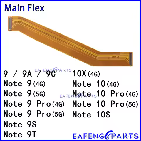Main Board Flex for Xiaomi Redmi Note 9 9A 9C 9T 9S 10 10X 10S Pro 4G 5G Motherboard Antenna Connect