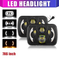7X6" LED Headlight  for Toyota Pickup for Jeep Cherokee XJ 1984-2001 for Jeep Wrangler YJ 1986-1995 