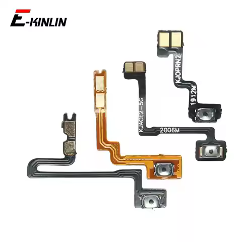 Switch Power ON OFF Key Mute Silent Volume Button Ribbon Flex Cable For OPPO Reno 4G Ace Ace2 Reno2 