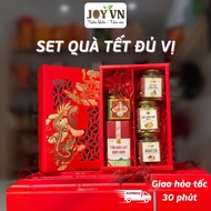 CNY Gift for parents, luxurious JOY VN paper box gift Set, full of nutritious seeds, gentle and warm