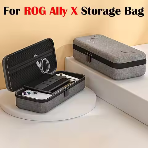 For ASUS ROG Ally X 2024 Storage Bag EVA Carrying Case Hard Handheld Game Console Box Portable Anti 