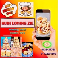 Kuih Loyang Zie (Kuih Ros/Sarang Tebuan/ Kuih Goyang) Rangup