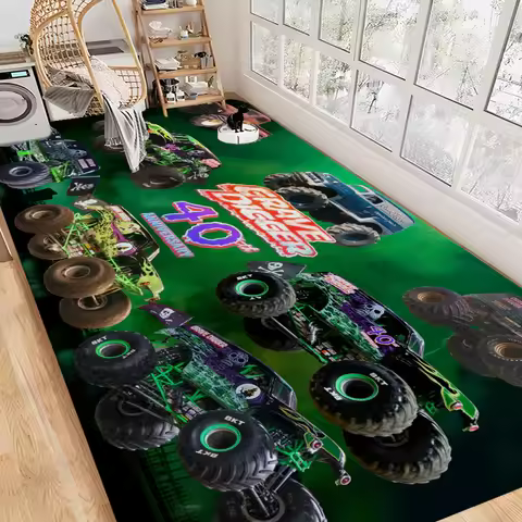 Cartoon Monster Jam Door Mat Nordic Style Bedroom Living Room Doormat Home Balcony Anti-Slip Alfombr