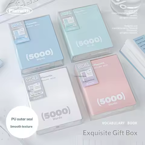 Planwith Pocket Vocabulary Builder 5000 Words Mini Dictionary Notebook Waterproof Cover Commuter Tra