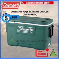 COLEMAN COOLER CHEST XTR EVERGREEN COOLER BOX 70QT