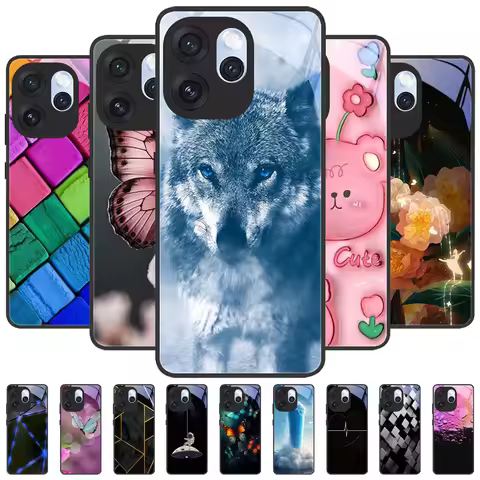 For OPPO Reno 15 Pro Reno15 Pro Max Case Cover For OPPO Reno 15C Tempered Glass Phone Case Shockproo