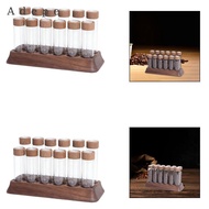 [Adepe] Coffee Bean Storage Tube,Restaurant Retail Organization Jar Kitchen Display Stand Multifunct