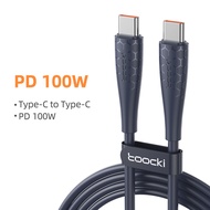 Toocki Cáp USB C Sang Type-C Dây 100 Sạc Nhanh PD Dây Sạc W/5A Cho Xiaomi Samsung Macbook iPad POCO