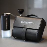 Comandante C40專用 訂製外出攜行牛革收納包 二戰軍品風格 黑色