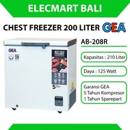 Cooler Box Chest Freezer 200 Liter GEA 1 Pintu AB-208-R AB208R