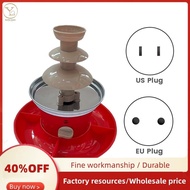 Chocolate Fountain Mini Fondue Set with Serving Tray Included,Electric 3-Tier Machine with Hot Melting Pot Base
