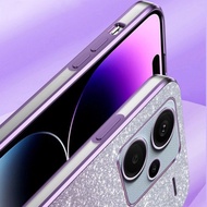 Soft Mist 6D Electroplated Powder Mobile Phone Case For Redmi Note 14s 14 13R 13 Pro 4G 5G