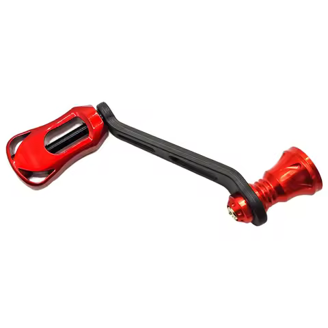 70MM Carbon Fiber Knob Single Handle For Daiwa For FUEGO Rocker Arm Handle Screw In Spinnings Reel R