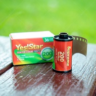 YES STAR 36exp ISO200 135 color film negative film C41 CN16 flushing