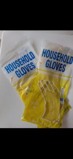 全新 2對 中碼 / M碼  膠手套  家居清潔 浴室 廚房必備 避免傷害雙手 保持雙手嬌亂潤滑 全新 未用過
