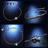 AIFEI JEWELRY Perempuan Rantai Moissanite Bangle Bracelet Tangan 925 Gelang Fashion Original Silver Women Diamond M134