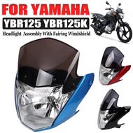 Motorcycle Headlight Front HeadLamp For YAMAHA YBR125 YBR125K YBR 125 K JYM125-7 Head Lamp Light WI
