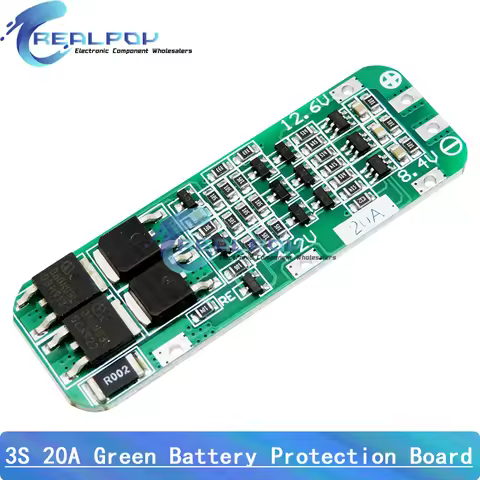 3S 20A Li-ion Lithium Battery 18650 Charger PCB BMS Protection Board For Drill Motor 12.6V Lipo Cell