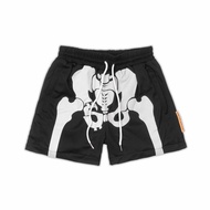 [SMAKER] Shorts men's sports style, high quality mesh SHORTS - SKELETON MESH SHORTS IN BLACK
