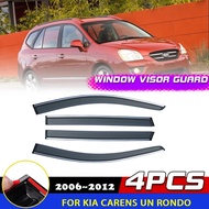 Car Windows Visor for Kia Carens UN Rondo 2006~2012 2011 Door Smoke Deflector Guards Cover Awnings S
