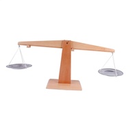 Wooden Balance Counting Toys Educational Toy Fine Motor Skill Fun Interactive Math Games Math Scale