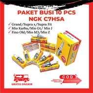 Ngk Spark Plug - grand supra Motorcycle Spark Plug x 125 - Code NGK C7HSA 10PCS